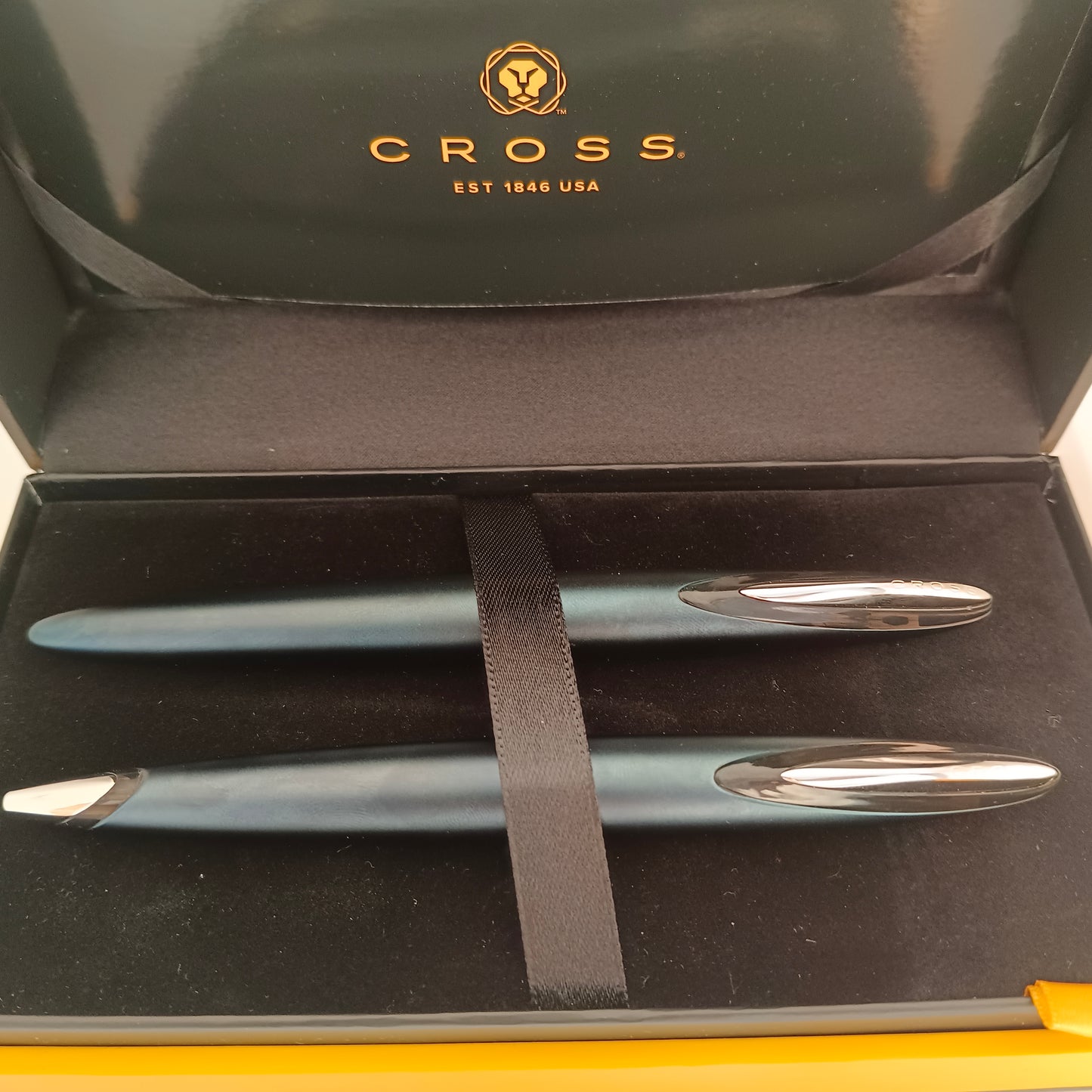 Cross verve Selenium Blue Pen Set - Fountain & ballpen