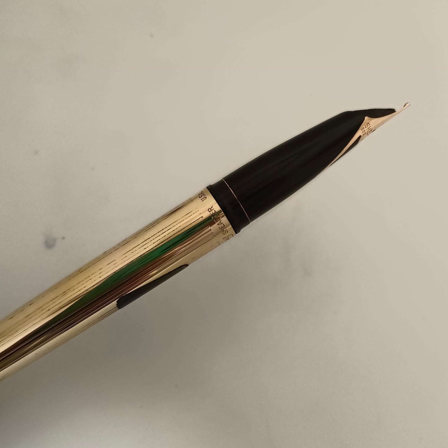 Sheaffer Imperial Only Desk Fountain Pen with 12kt Gold Filled - No Desk & Cap