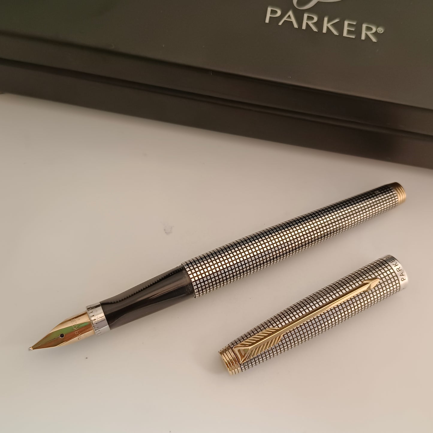 Parker 75 Cisele Fountain Pen with Sterling Silver Made in USA