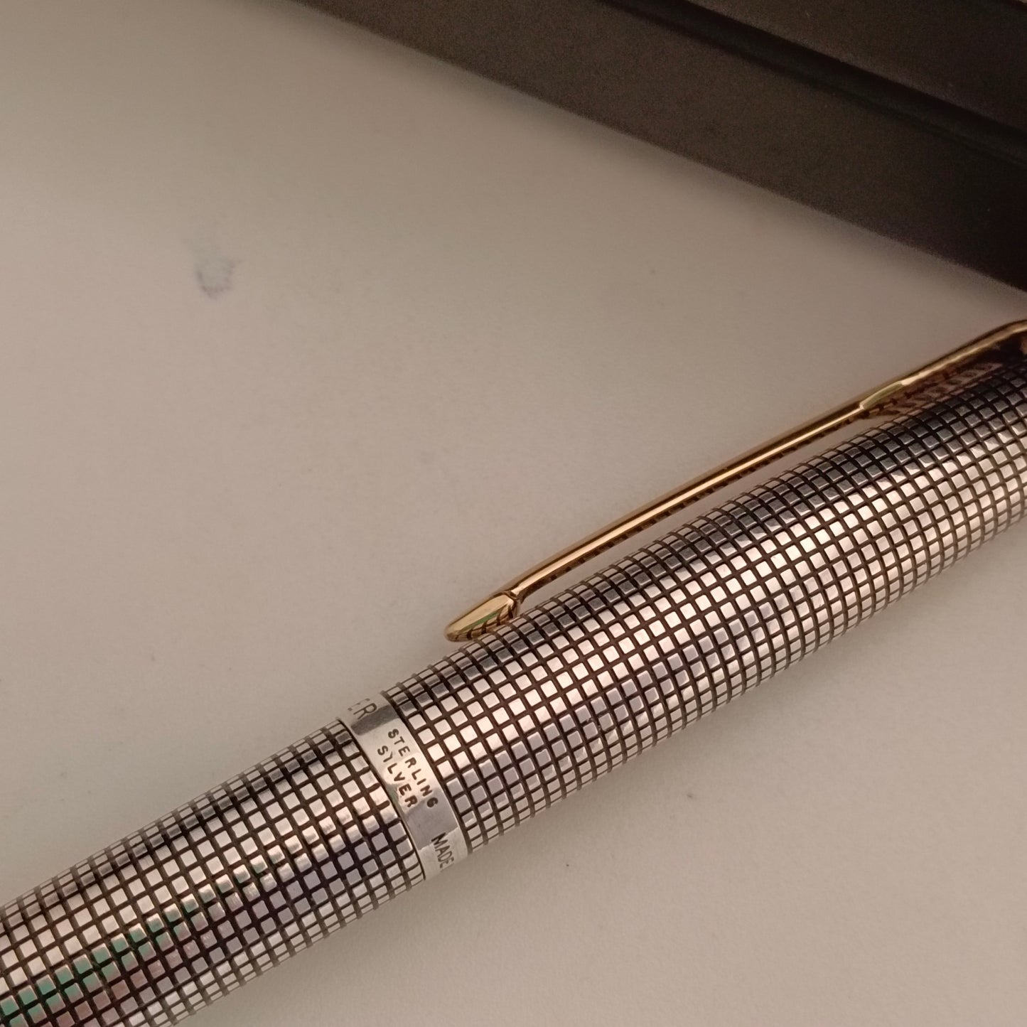 Parker 75 Cisele Fountain Pen with Sterling Silver Made in USA