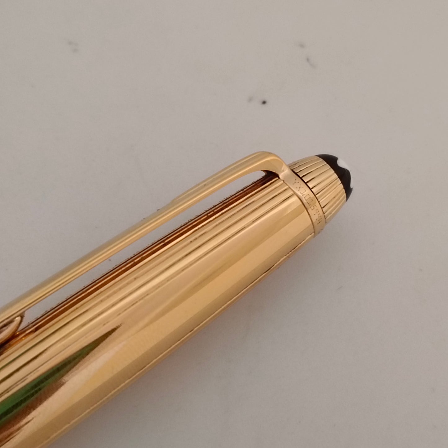 Montblanc Meisterstuck Solitaire Classique Doue Black With Golden Cap Fountain Pen