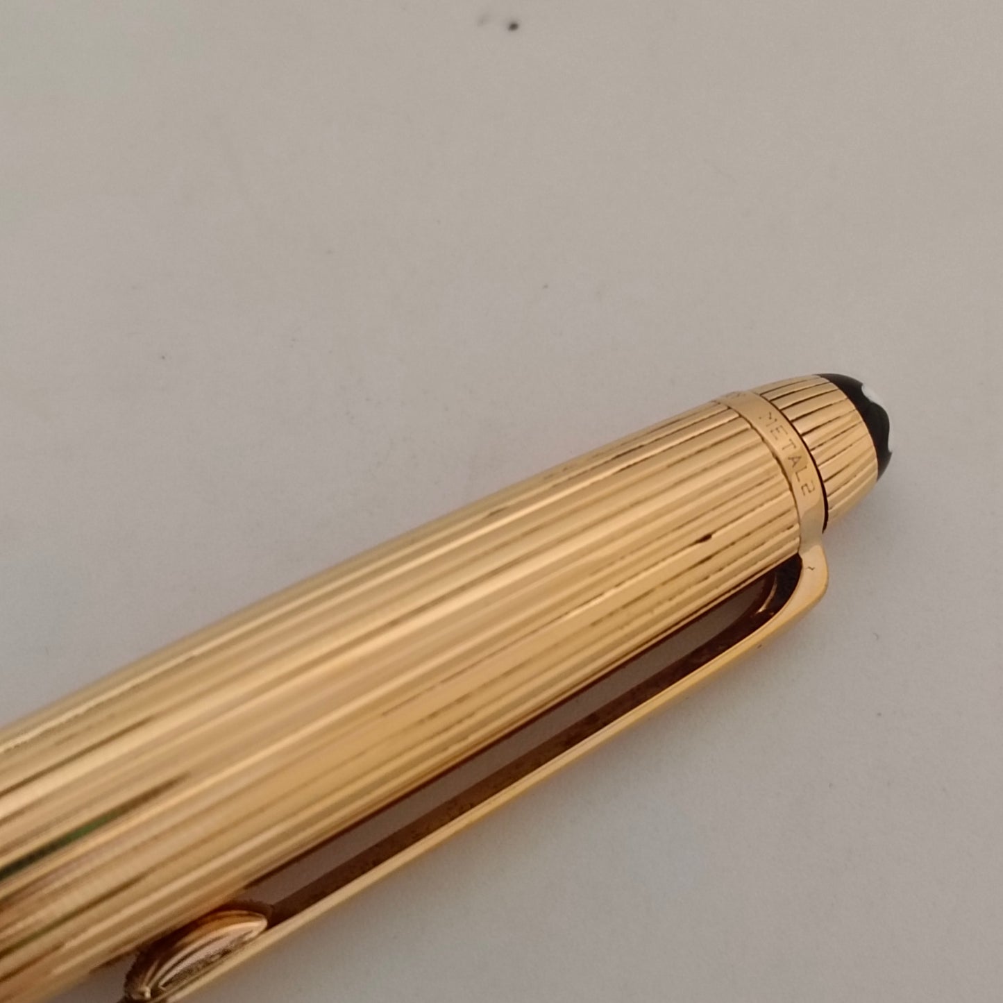 Montblanc Meisterstuck Solitaire Classique Doue Black With Golden Cap Fountain Pen