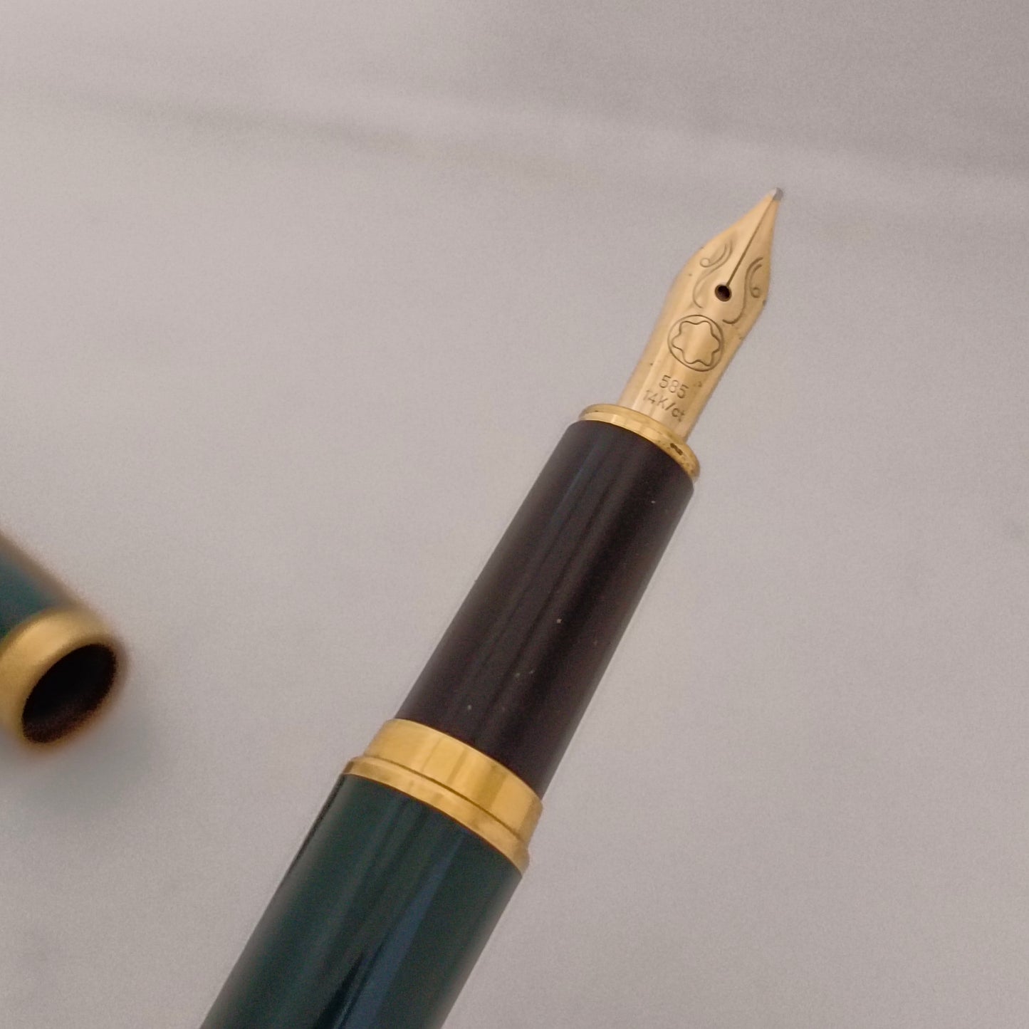 Montblanc Noblesse Obilige Green Fountain Pen - GT