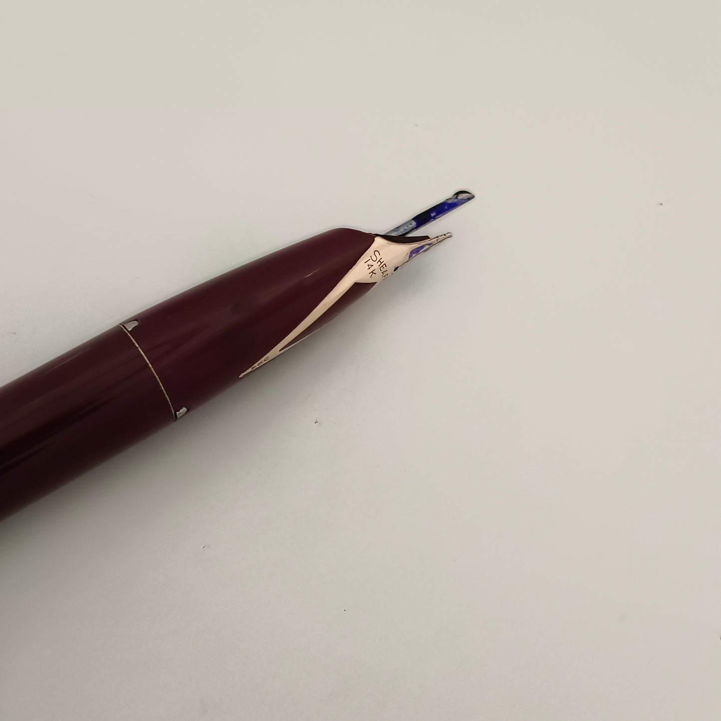 Sheaffer PFM V Burgundy Fountain Pen Made in USA