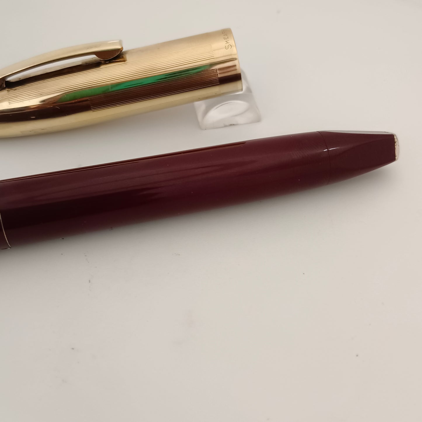 Sheaffer PFM V Burgundy Fountain Pen Made in USA