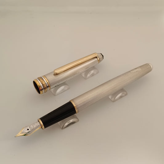 Montblanc Meisterstuck Sterling Silver Solitaire Classique Fountain Pen