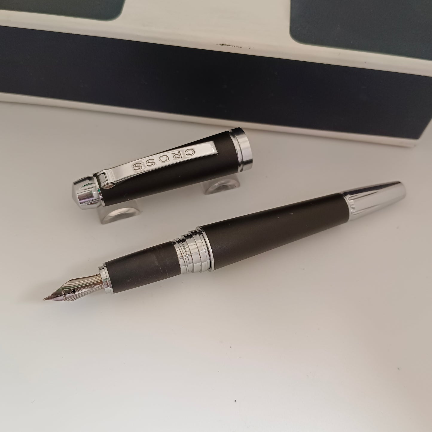 Cross C Series Performance Black/Silver Plated Fountain Pen