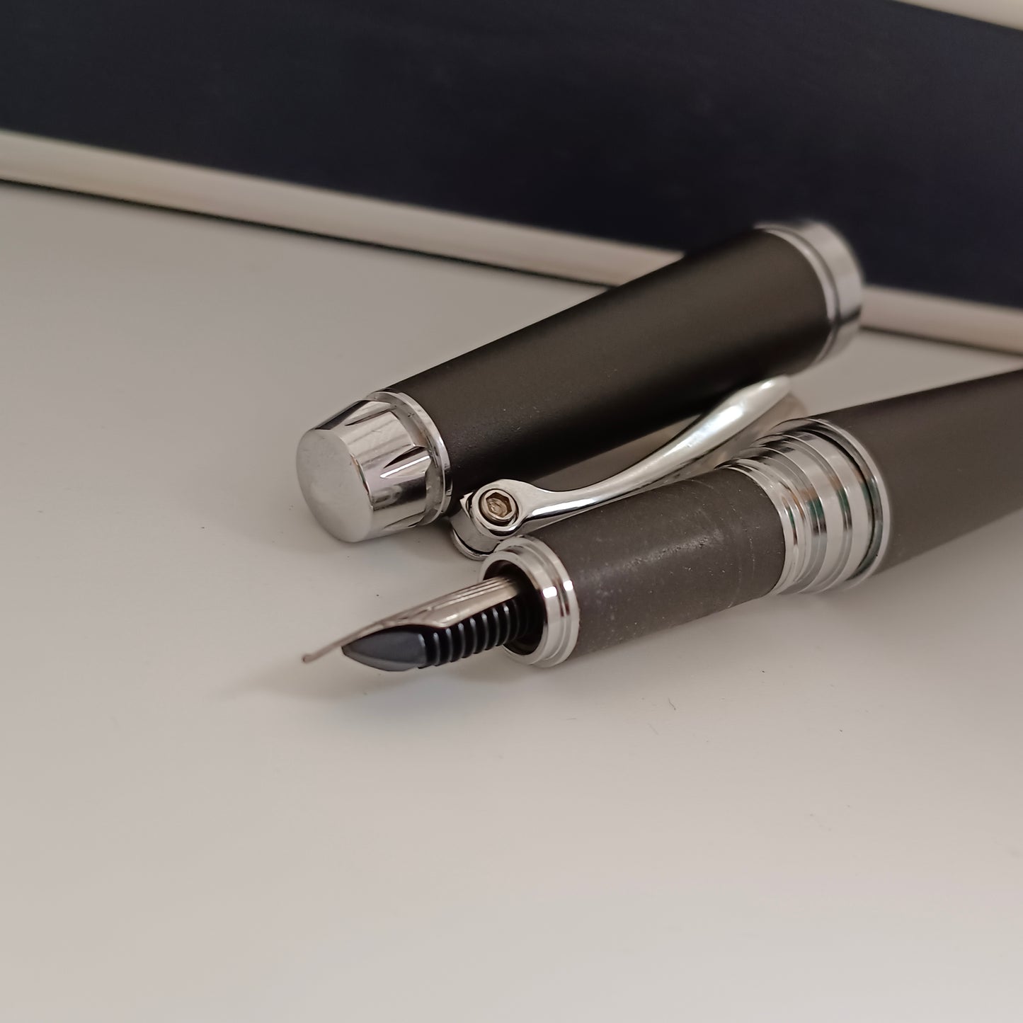 Cross C Series Performance Black/Silver Plated Fountain Pen