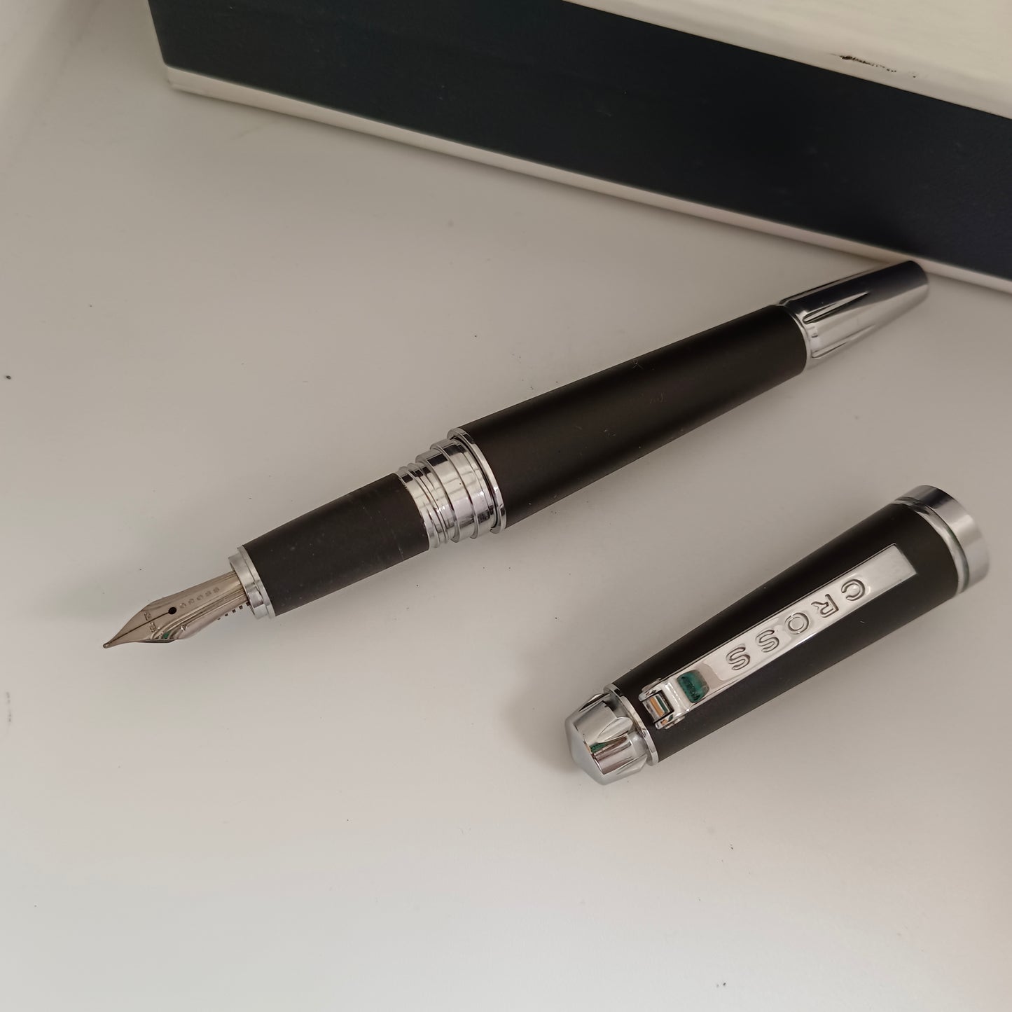 Cross C Series Performance Black/Silver Plated Fountain Pen
