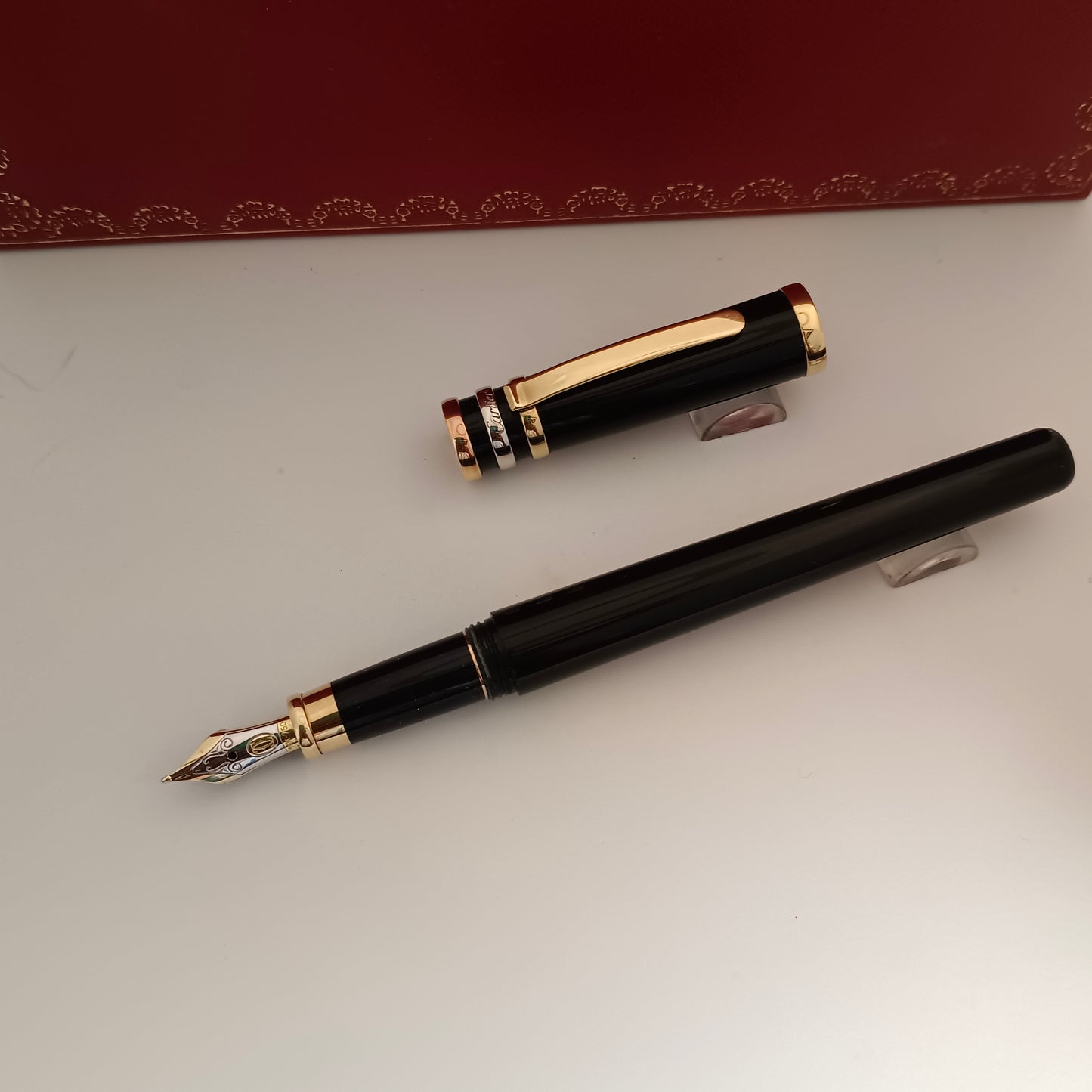 Cartier Must Trinity Black Lacquer Fountain Pen