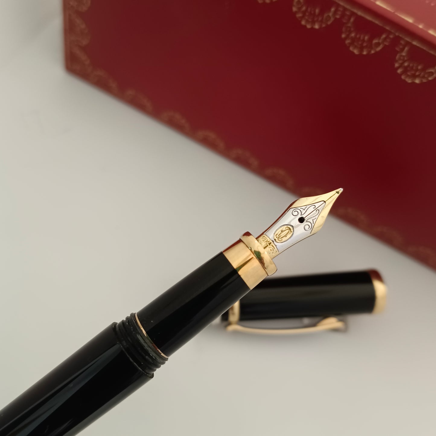 Cartier Must Trinity Black Lacquer Fountain Pen