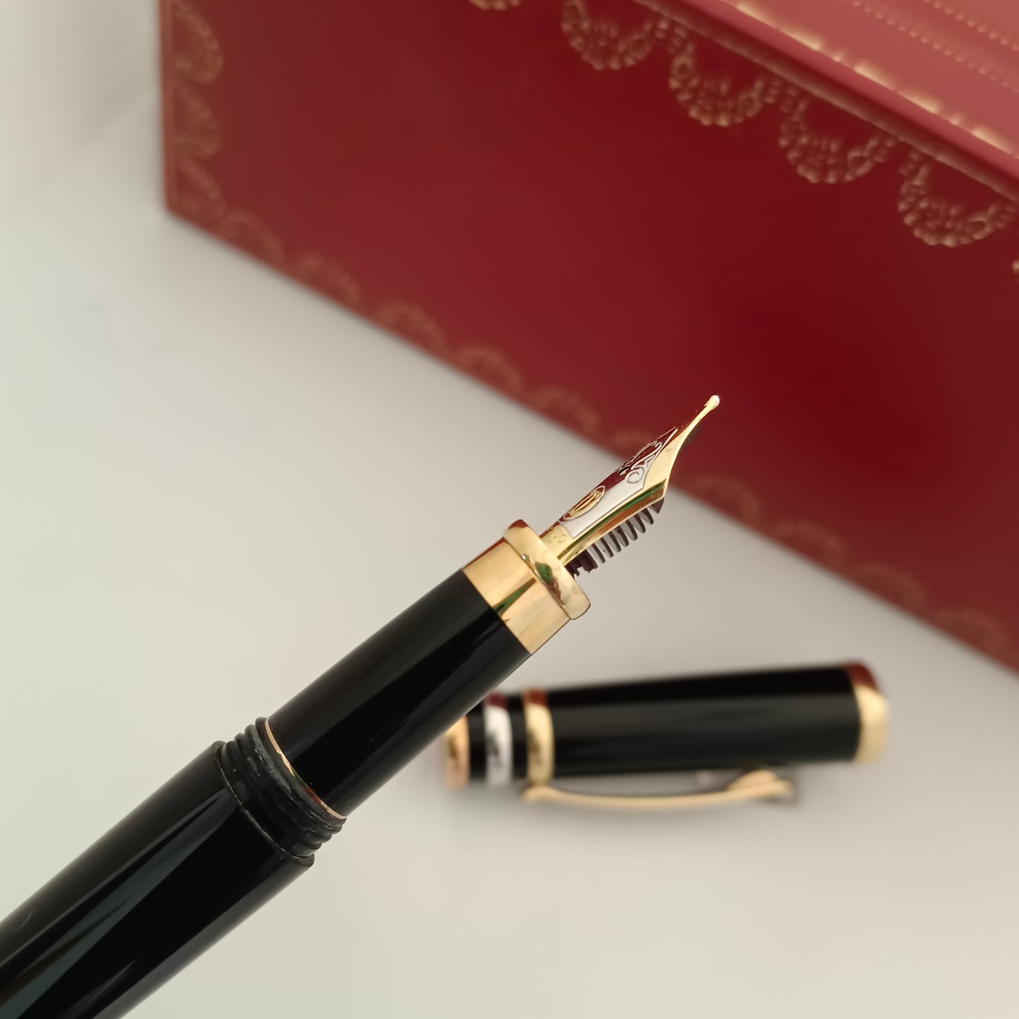 Cartier Must Trinity Black Lacquer Fountain Pen
