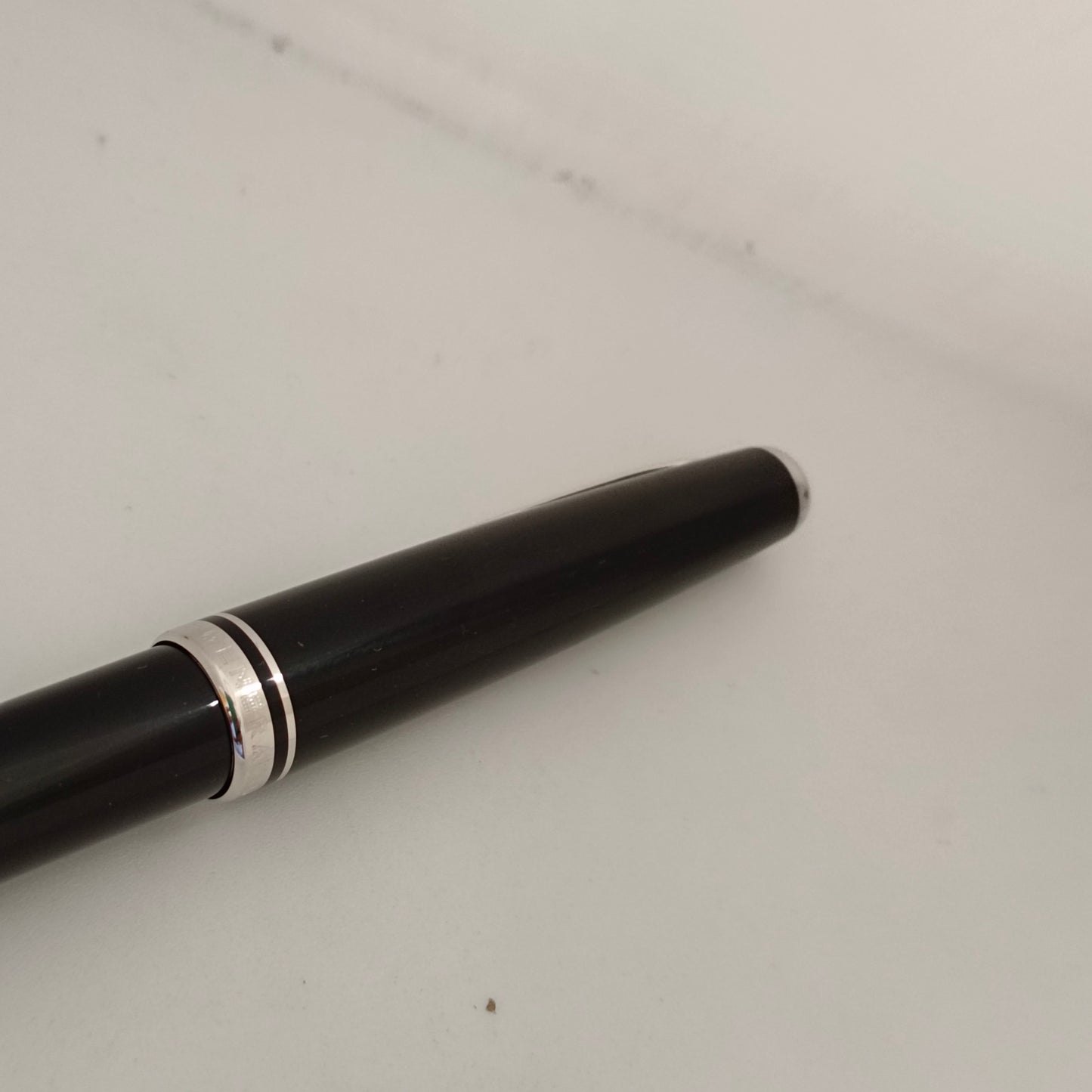 Montblanc Generation Black Fountain Pen Platinum Trim Made In Germany