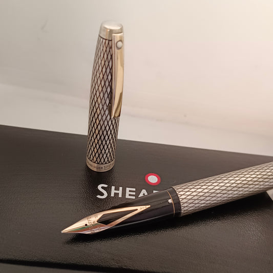 Sheaffer Imperial Sterling Silver Fountain Pen - 14kt gold nib