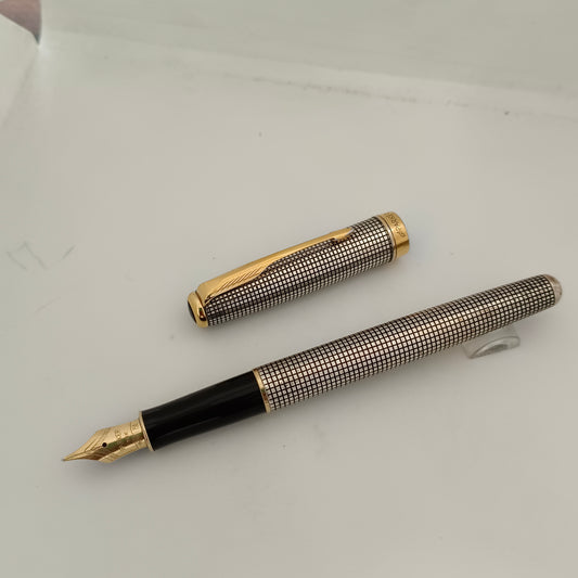 Parker Sonnet Cisele Sterling Silver Fountain Pen