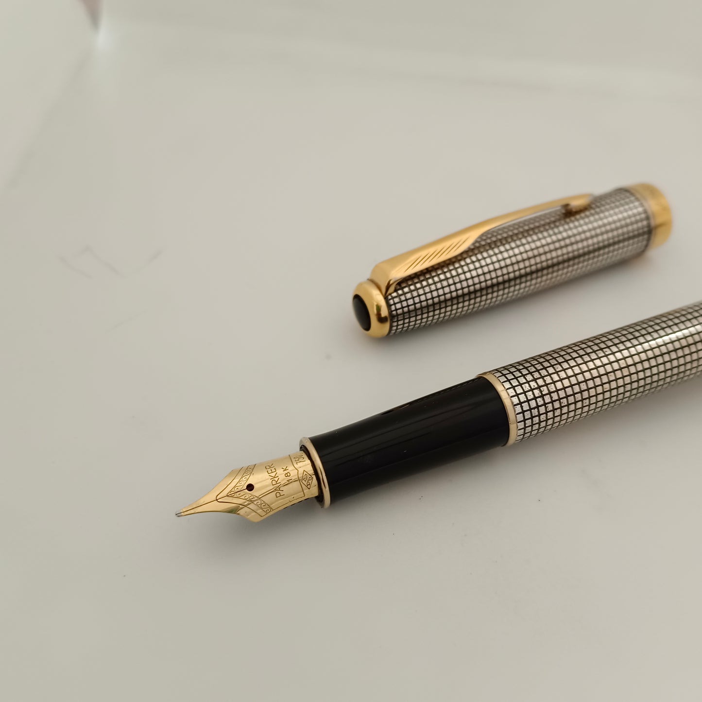 Parker Sonnet Cisele Sterling Silver Fountain Pen