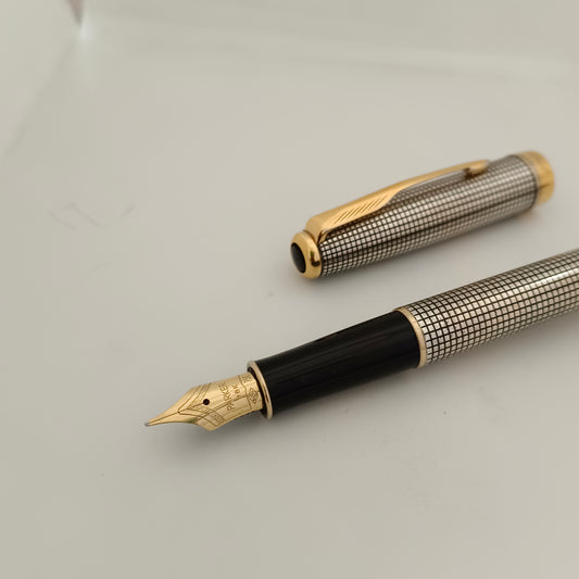Parker Sonnet Cisele Sterling Silver Fountain Pen