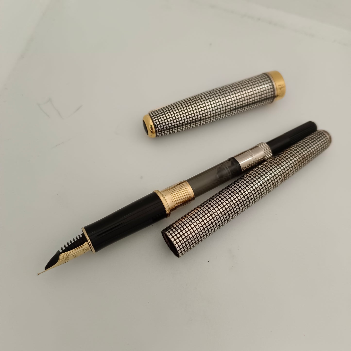 Parker Sonnet Cisele Sterling Silver Fountain Pen
