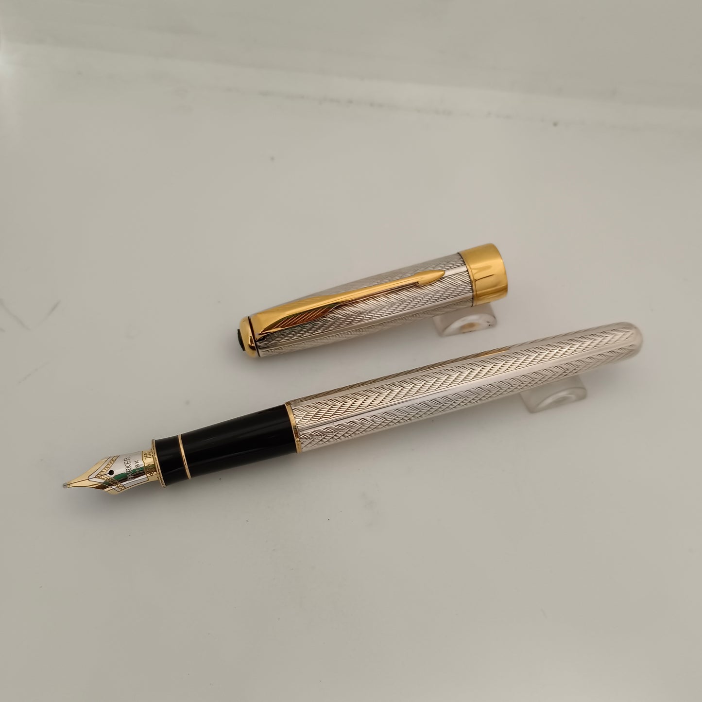 Parker Sonnet Fougere Sterling Silver Fountain Pen