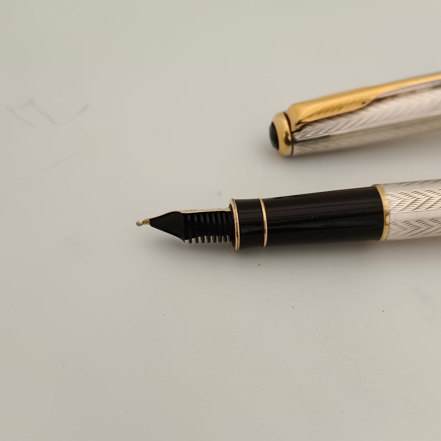Parker Sonnet Fougere Sterling Silver Fountain Pen