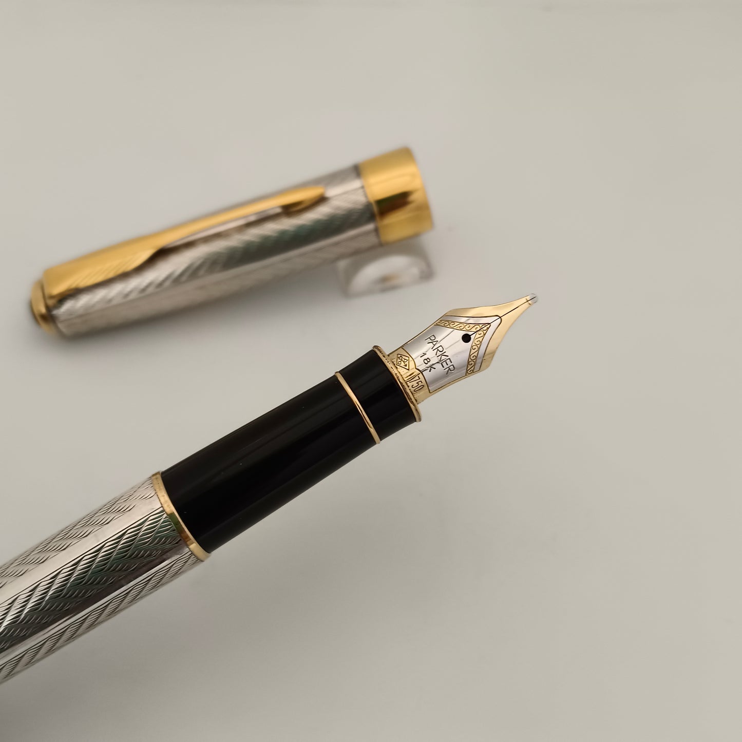 Parker Sonnet Fougere Sterling Silver Fountain Pen