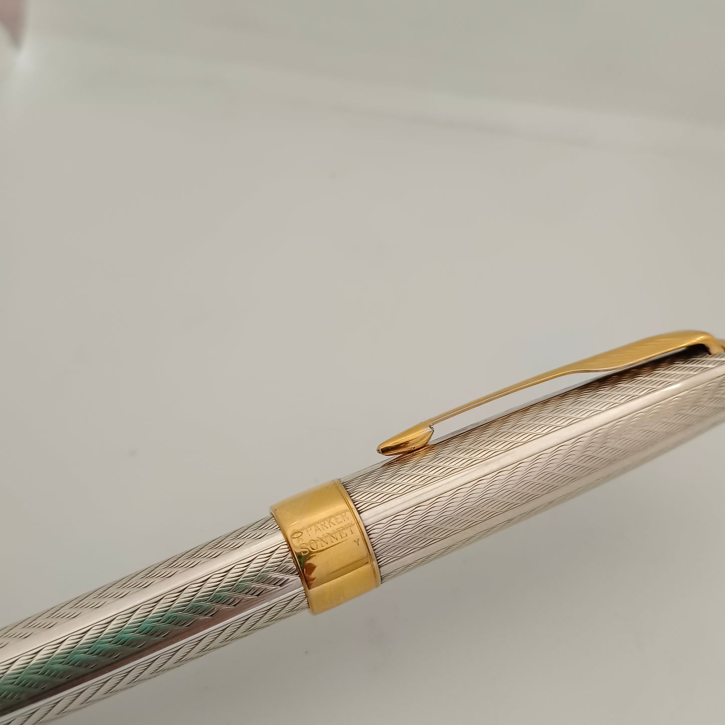 Parker Sonnet Fougere Sterling Silver Fountain Pen