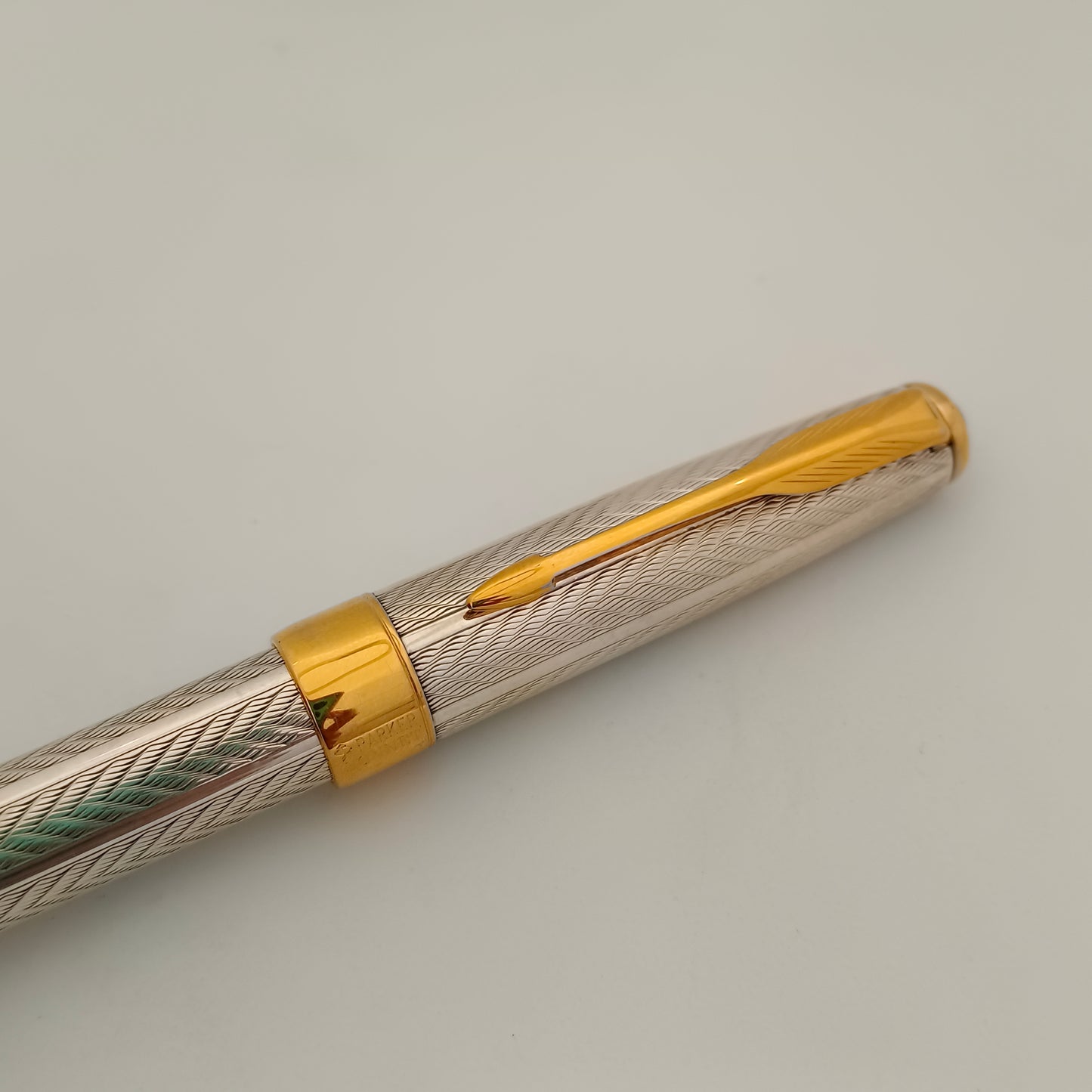 Parker Sonnet Fougere Sterling Silver Fountain Pen