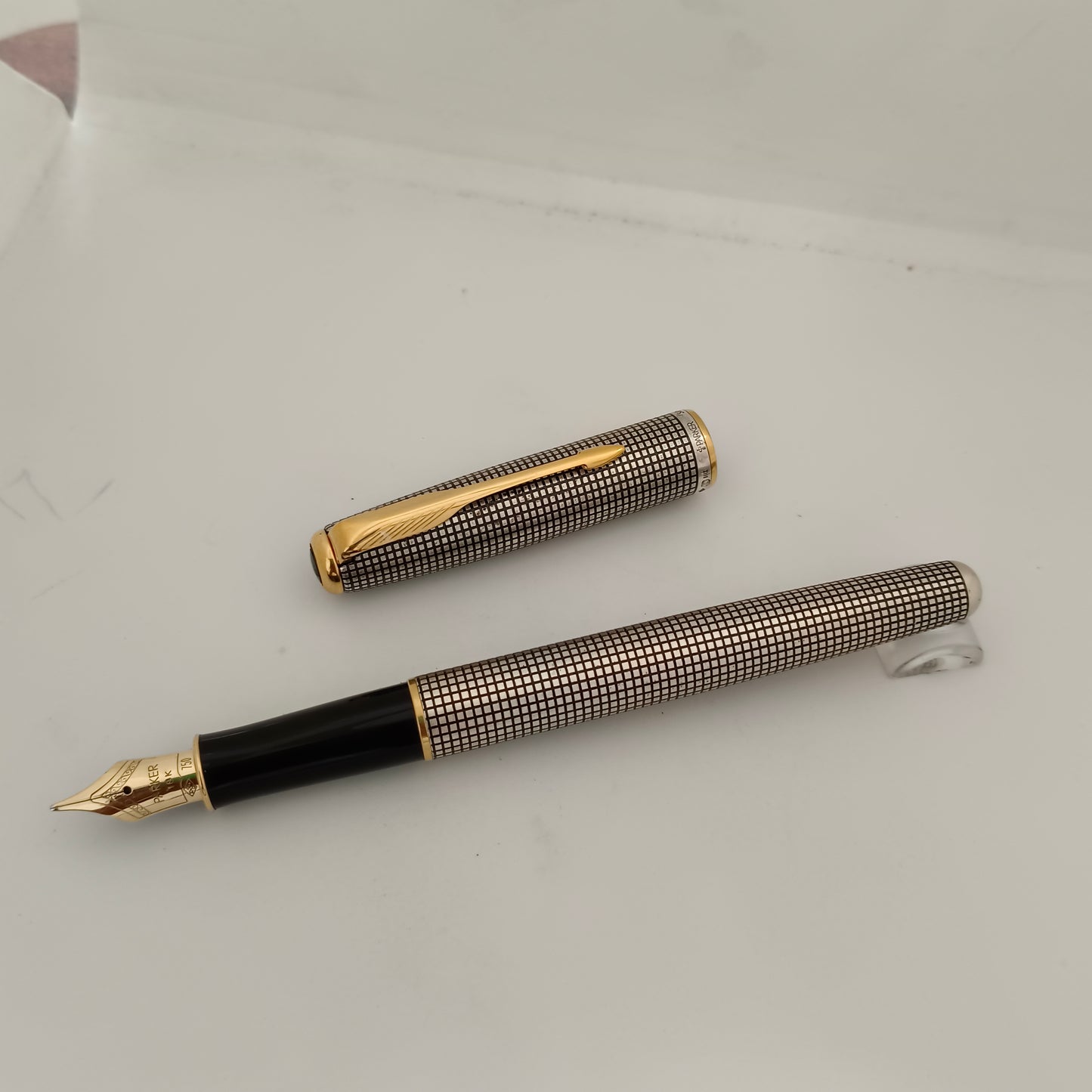 Parker Sonnet II Cisele Sterling Silver Fountain Pen - Medium Nib