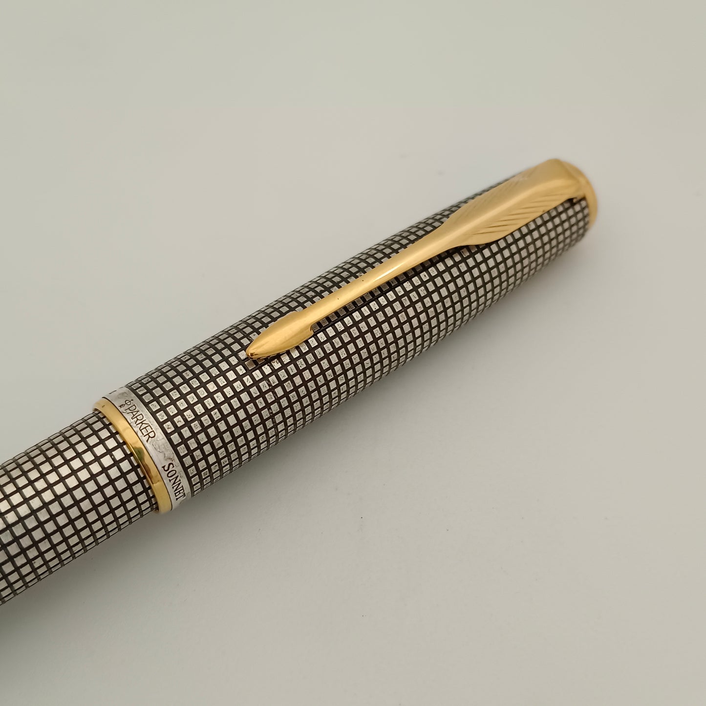 Parker Sonnet II Cisele Sterling Silver Fountain Pen - Medium Nib