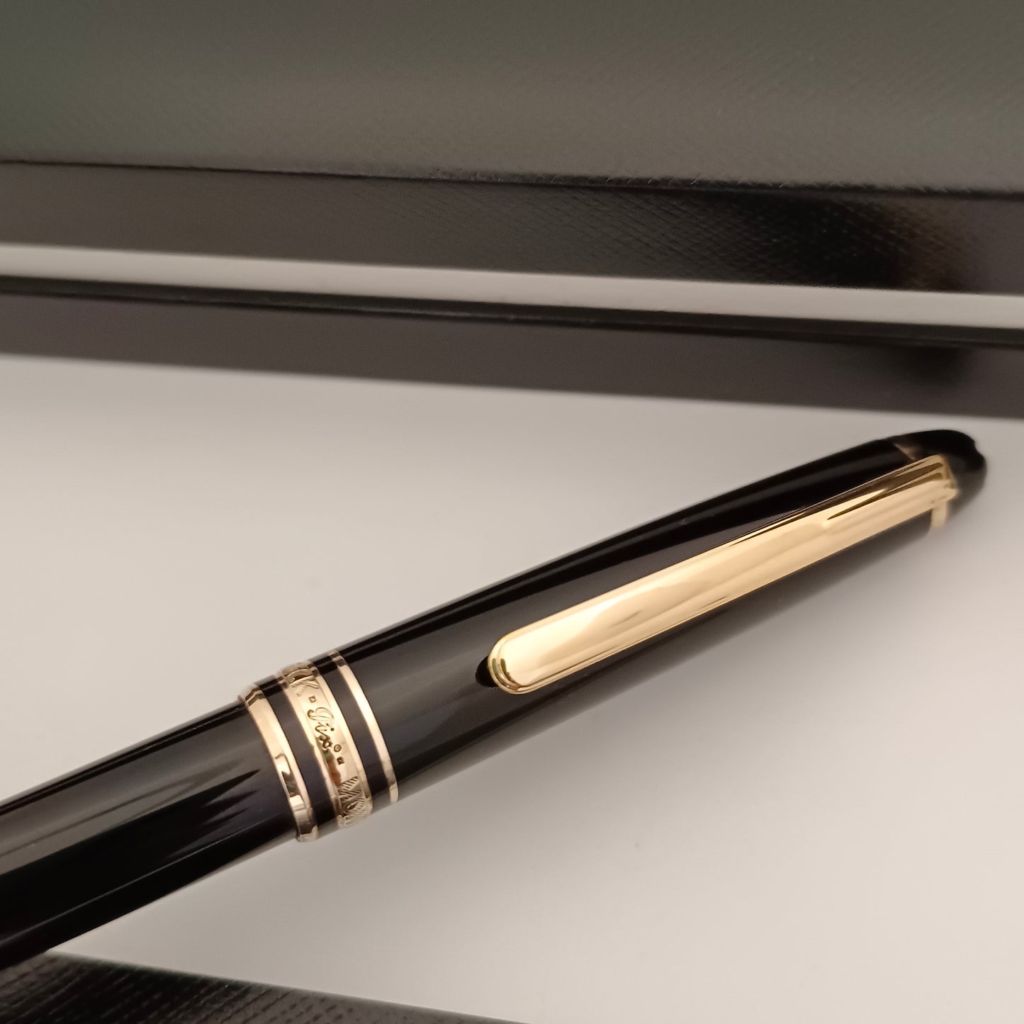 Montblanc Meisterstuck Classique Ballpoint Pen - Black With Gold Trims
