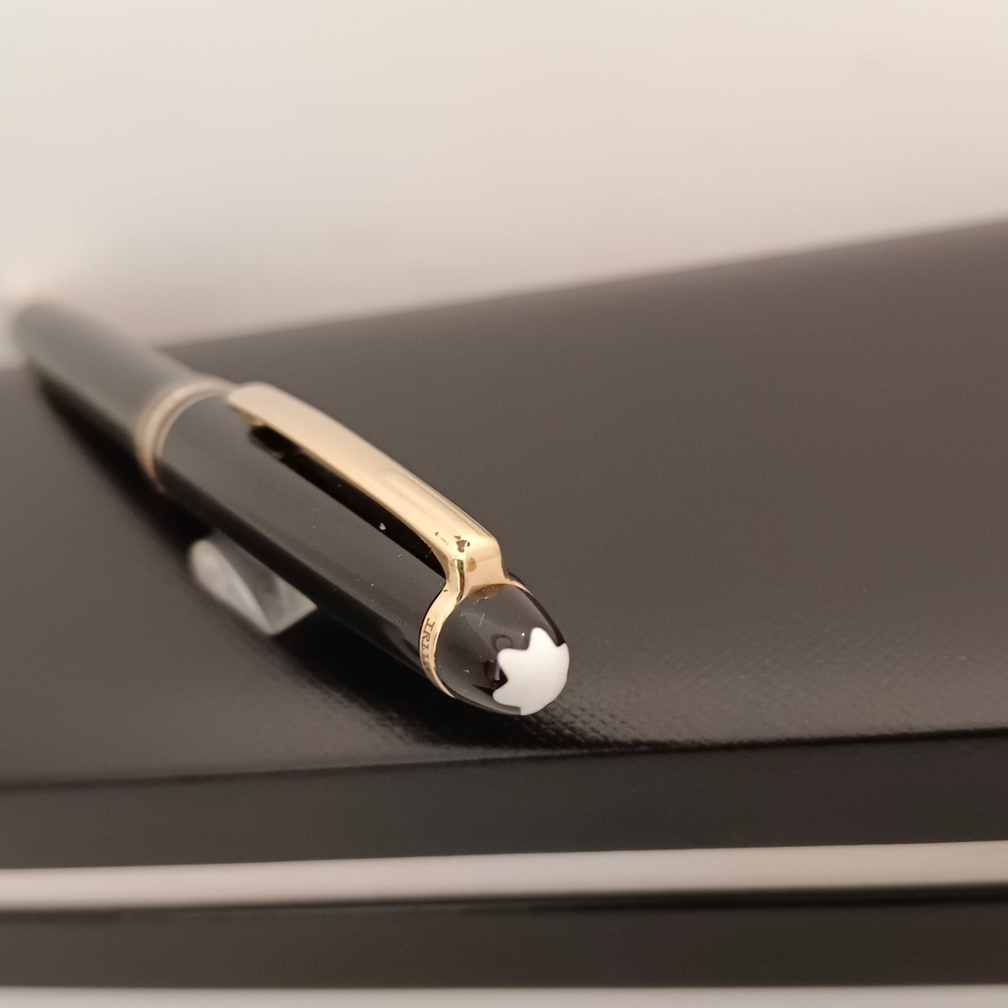 Montblanc Meisterstuck Classique Ballpoint Pen - Black With Gold Trims
