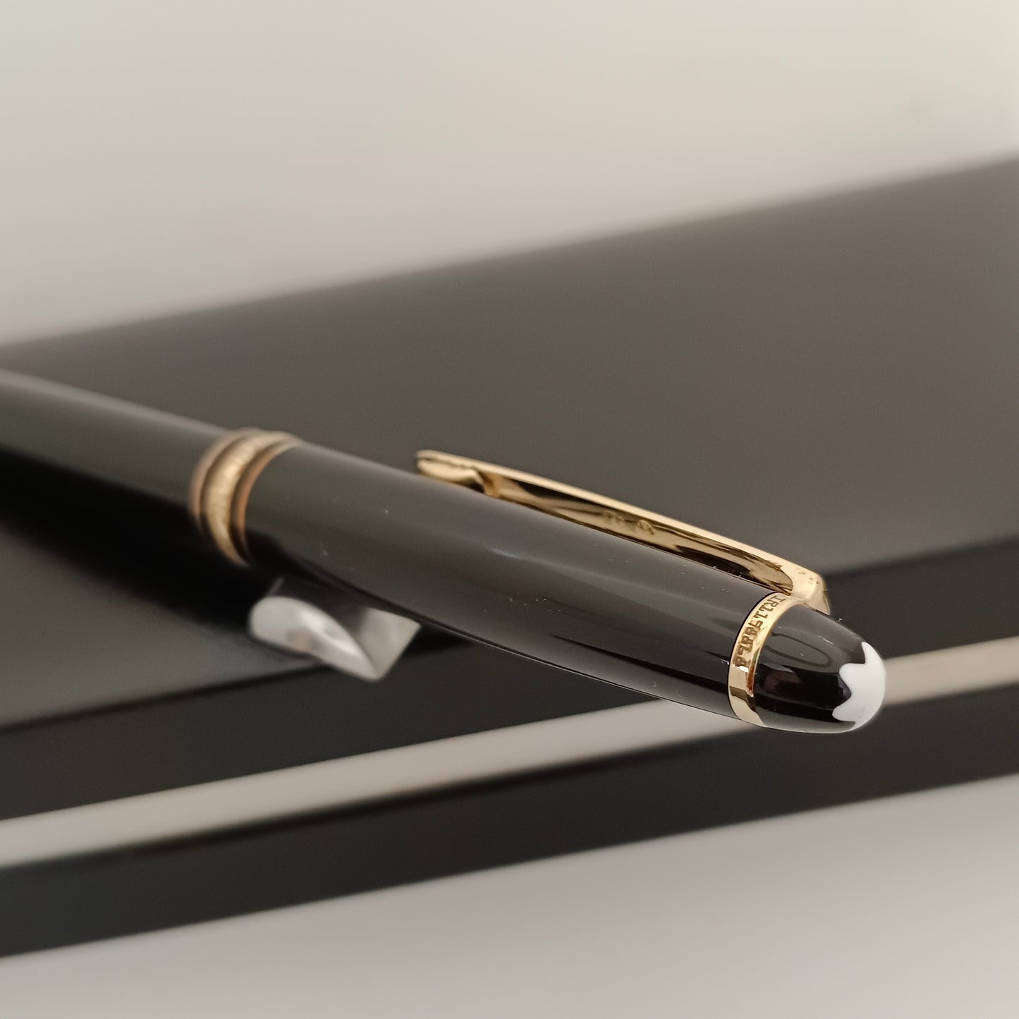 Montblanc Meisterstuck Classique Ballpoint Pen - Black With Gold Trims