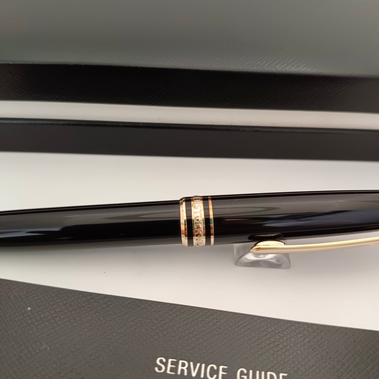 Montblanc Meisterstuck Classique Ballpoint Pen - Black With Gold Trims