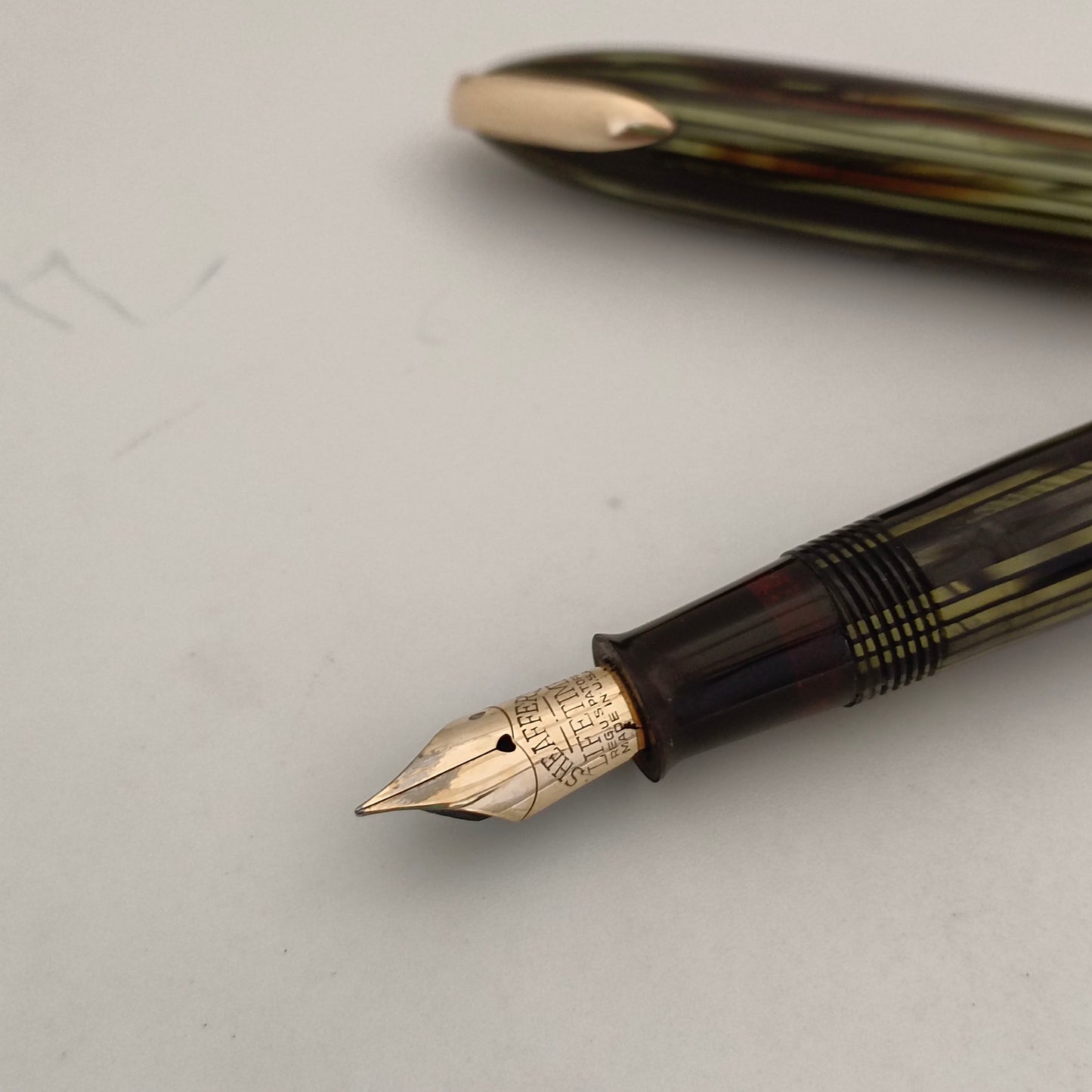 Sheaffer Balance 500 Admiral Marine Green II Fountain Pen- Lever Filler