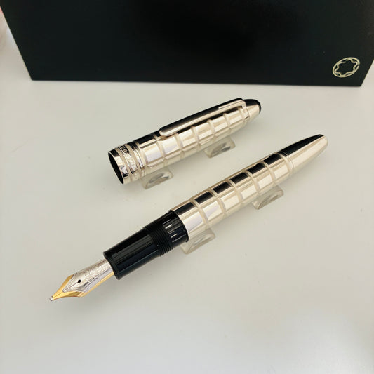 Montblanc Meisterstück Solitaire Platinum Plated Facet Legrand Fountain pen