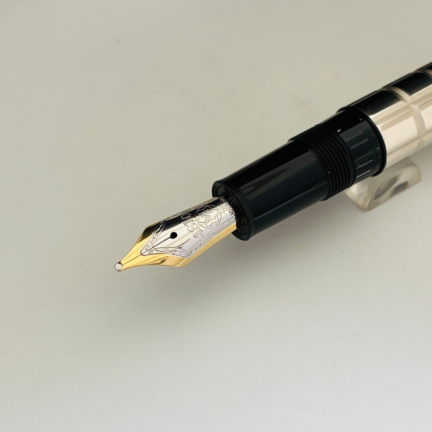Montblanc Meisterstück Solitaire Platinum Plated Facet Legrand Fountain pen