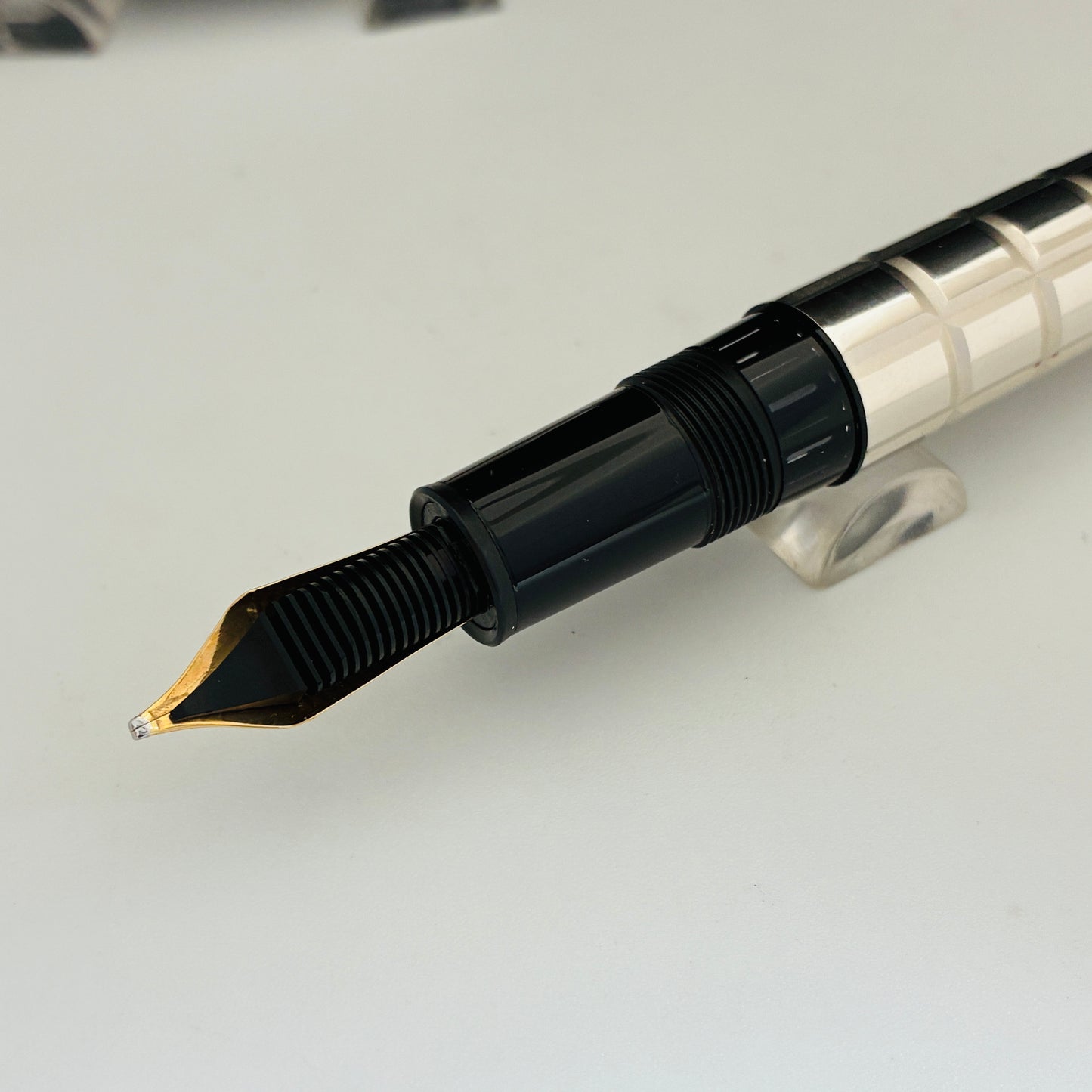 Montblanc Meisterstück Solitaire Platinum Plated Facet Legrand Fountain pen