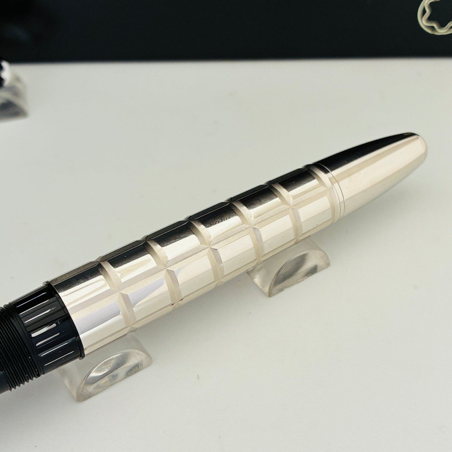 Montblanc Meisterstück Solitaire Platinum Plated Facet Legrand Fountain pen