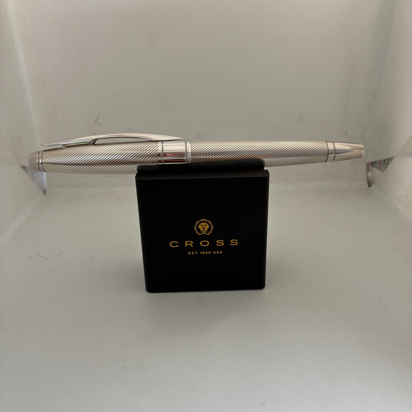 Cross Apogee Sterling Silver With Platinum Fountain Pen