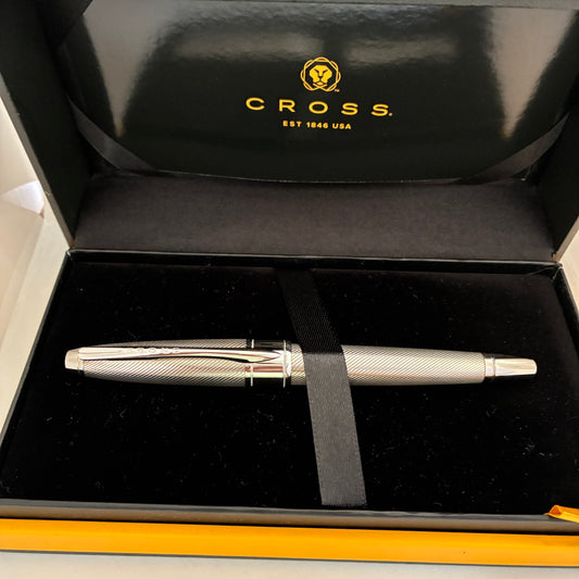 Cross Apogee Sterling Silver With Platinum Fountain Pen
