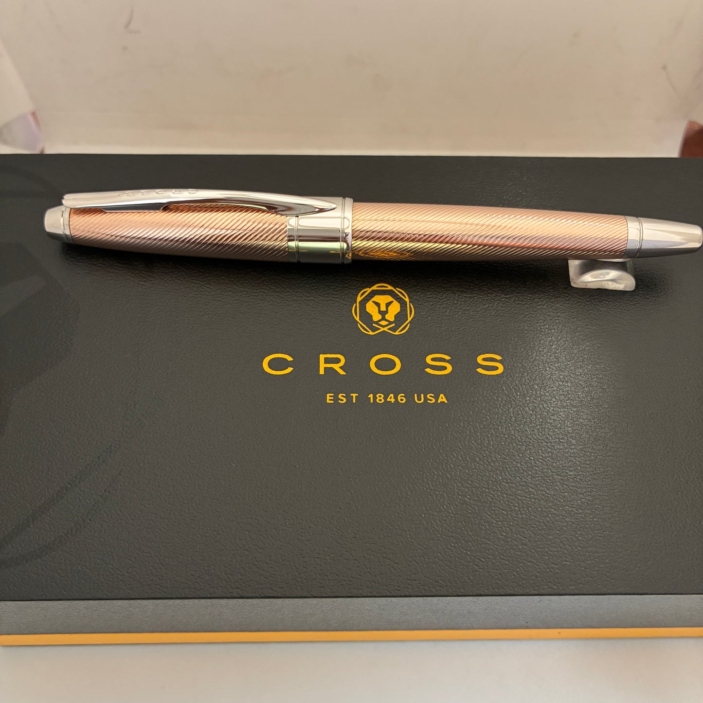 Cross Apogee Sterling Silver Rose Gold Fountain Pen