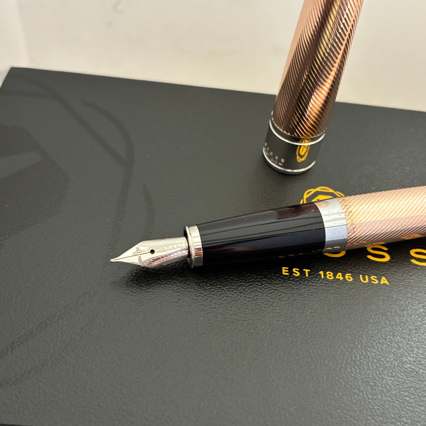 Cross Apogee Sterling Silver Rose Gold Fountain Pen