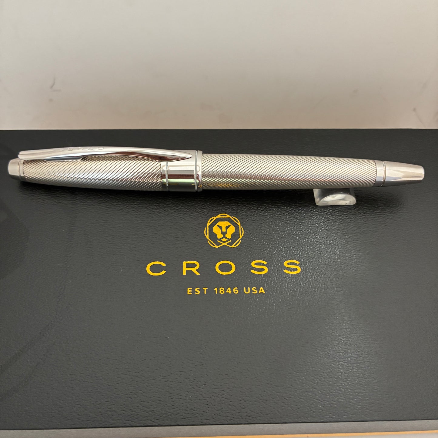 Cross Apogee Sterling Silver With Platinum Fountain Pen