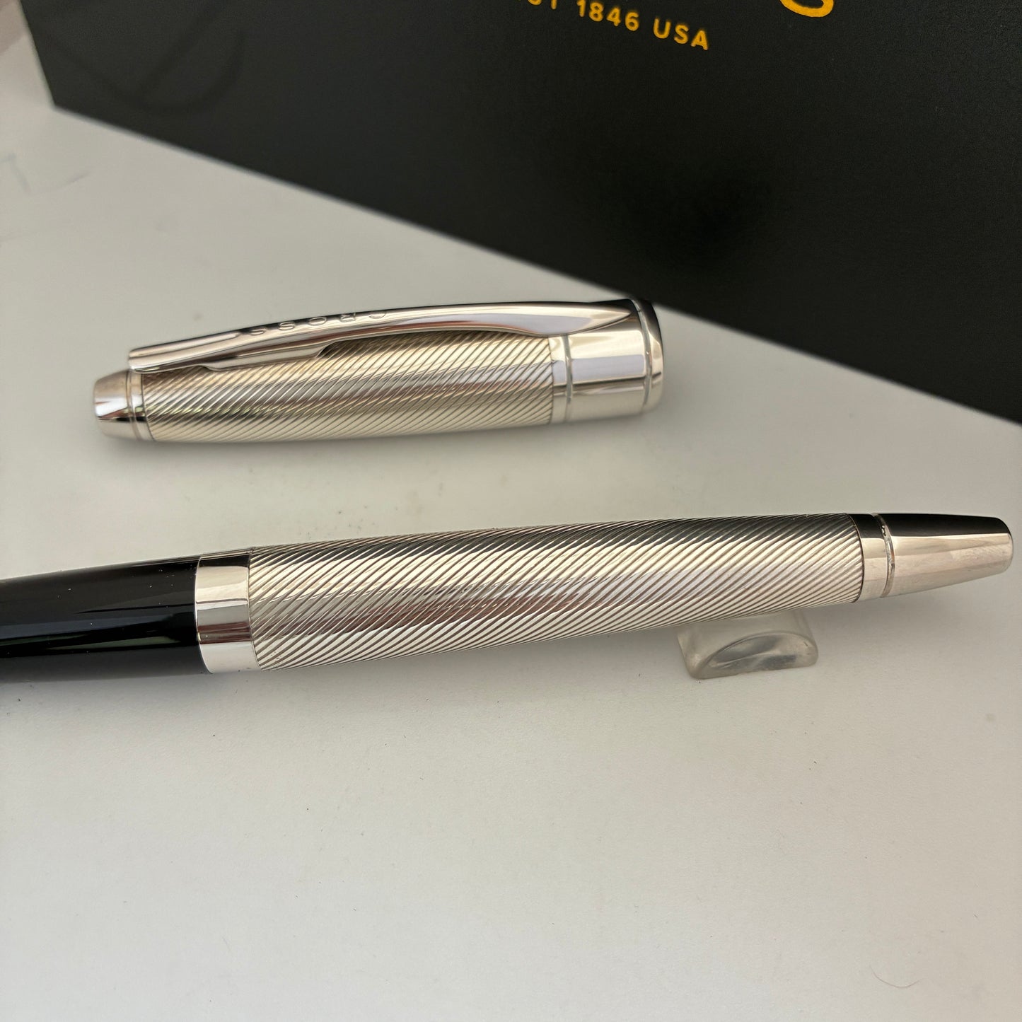 Cross Apogee Sterling Silver With Platinum Fountain Pen