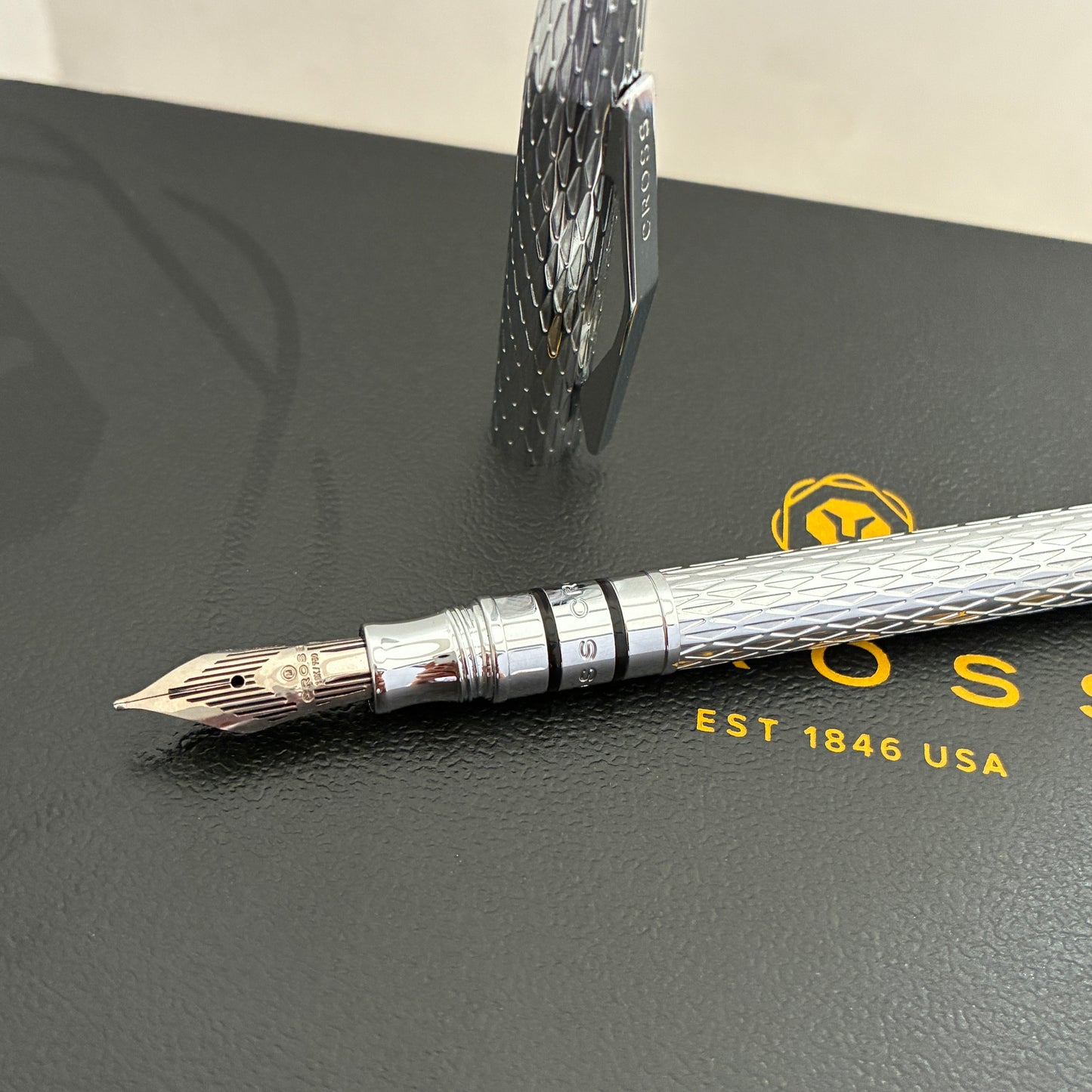 Cross Spire Icy Chrome Fountain Pen