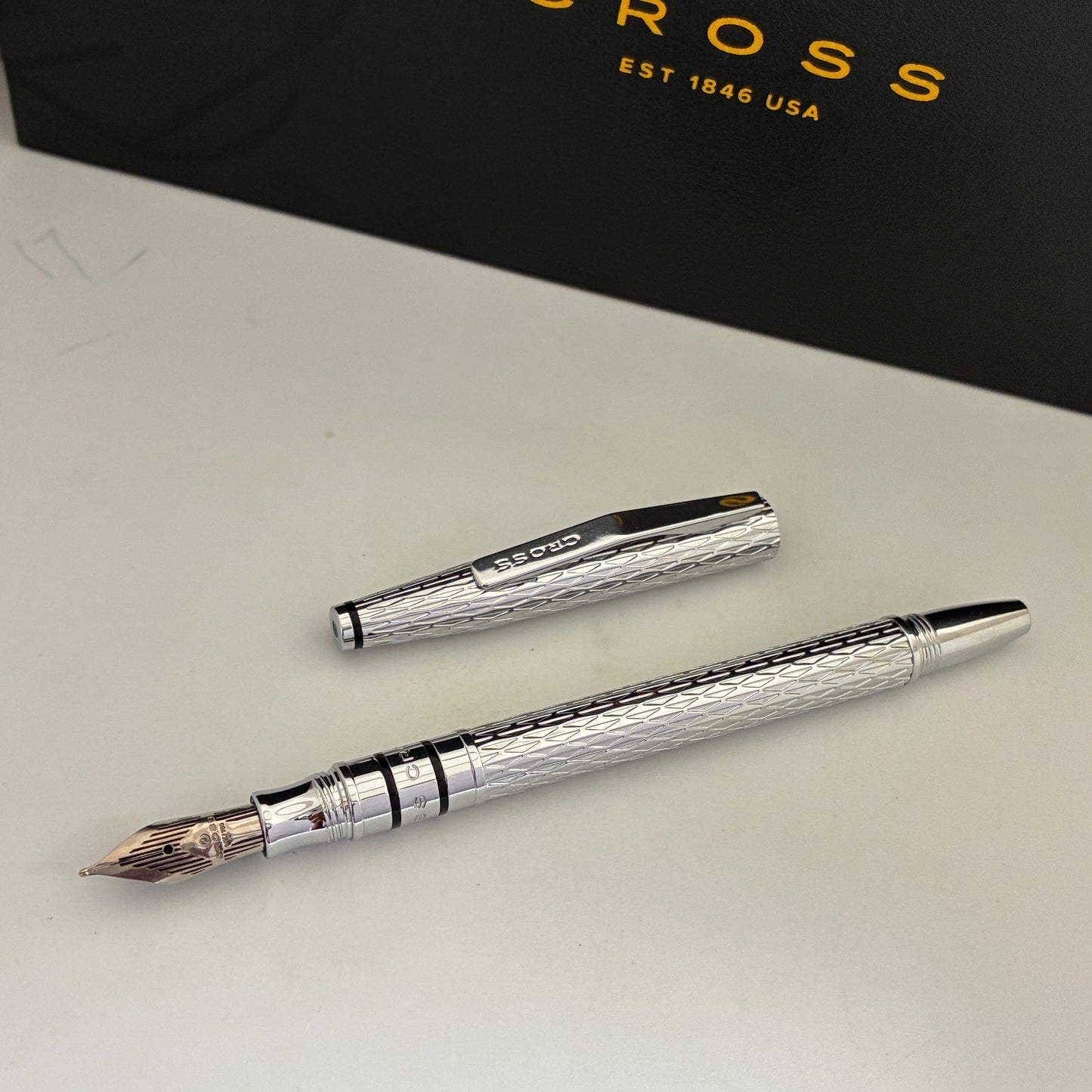 Cross Spire Icy Chrome Fountain Pen