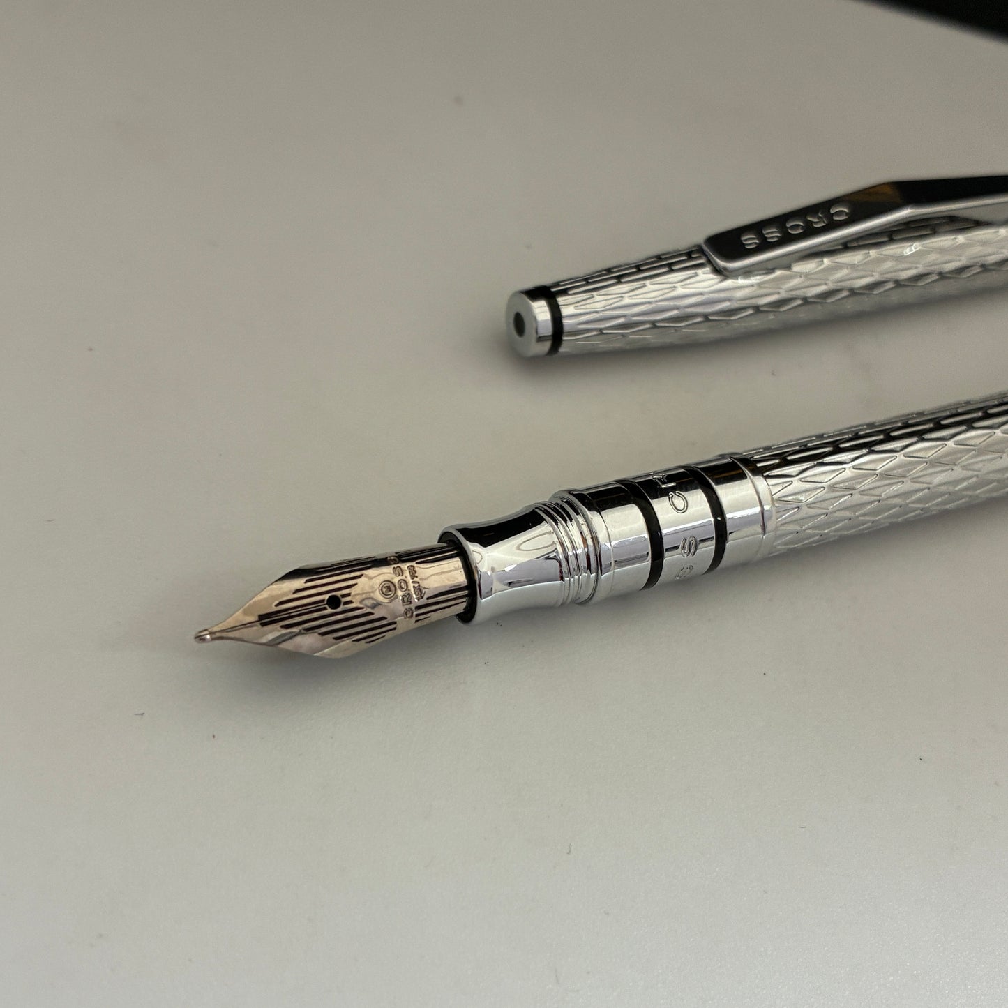 Cross Spire Icy Chrome Fountain Pen