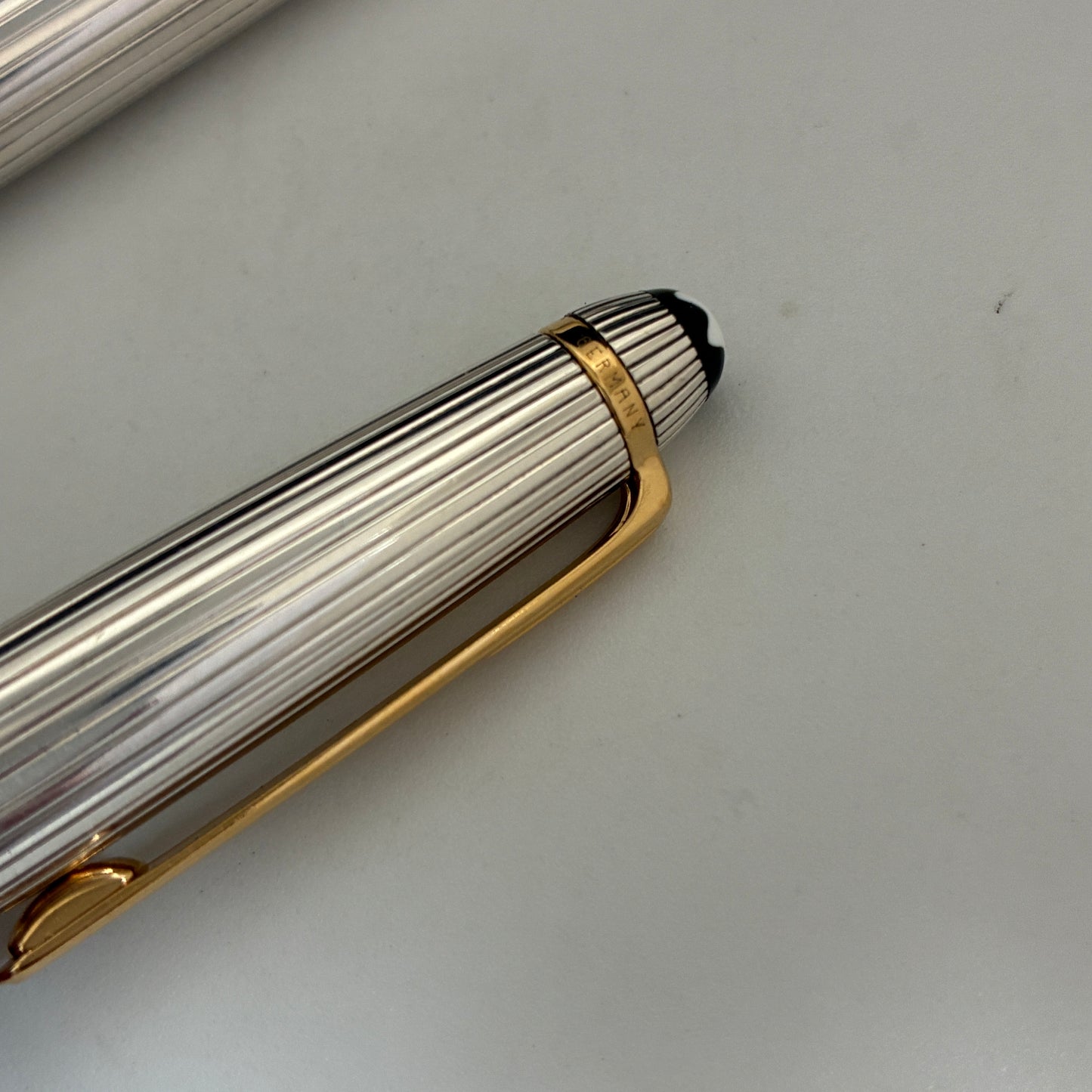 Montblanc Meisterstuck Sterling Silver Solitaire Classique Fountain Pen
