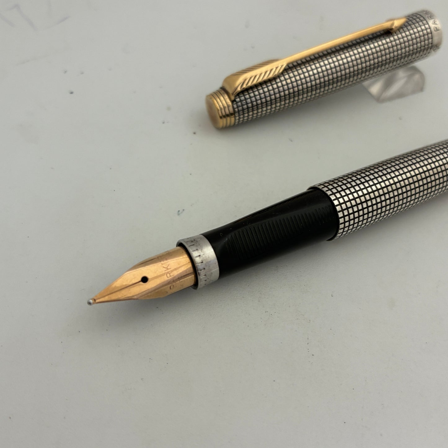 Parker 75 Cisele Fountain Pen with Sterling Silver Made in USA