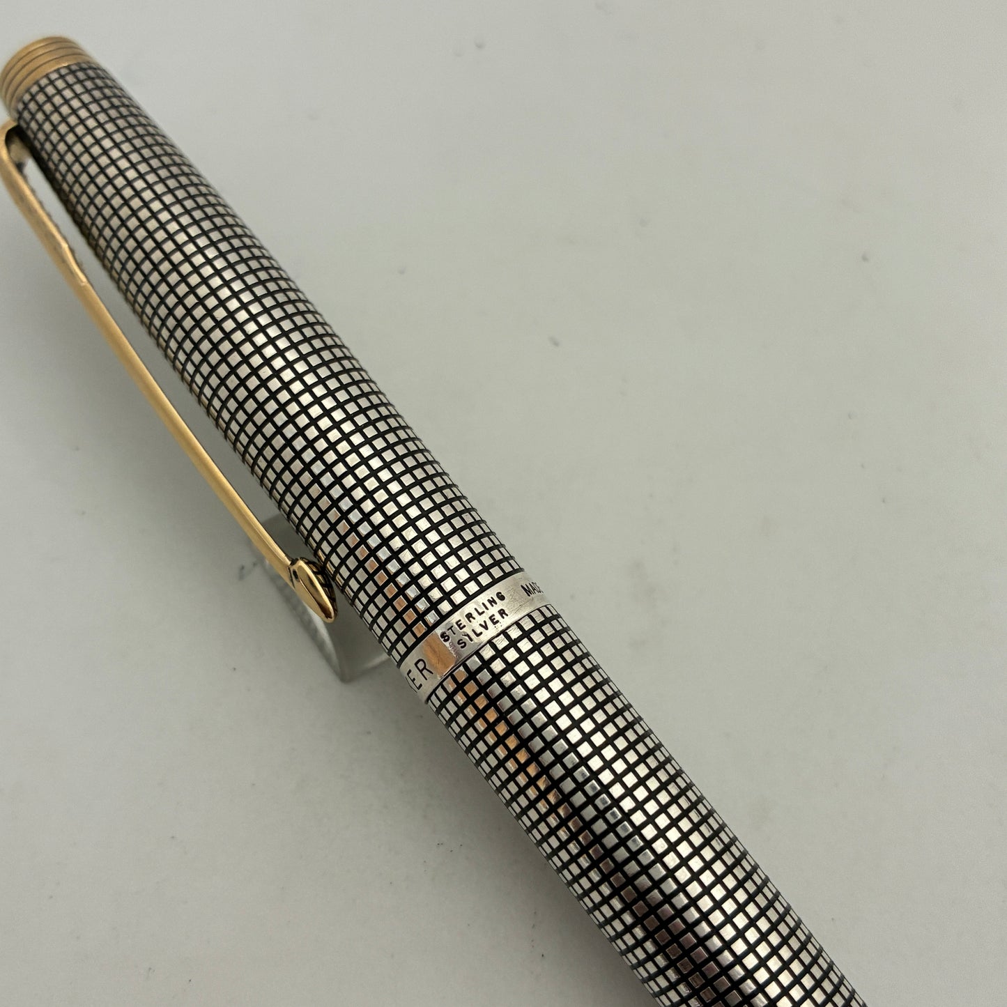 Parker 75 Cisele Fountain Pen with Sterling Silver Made in USA